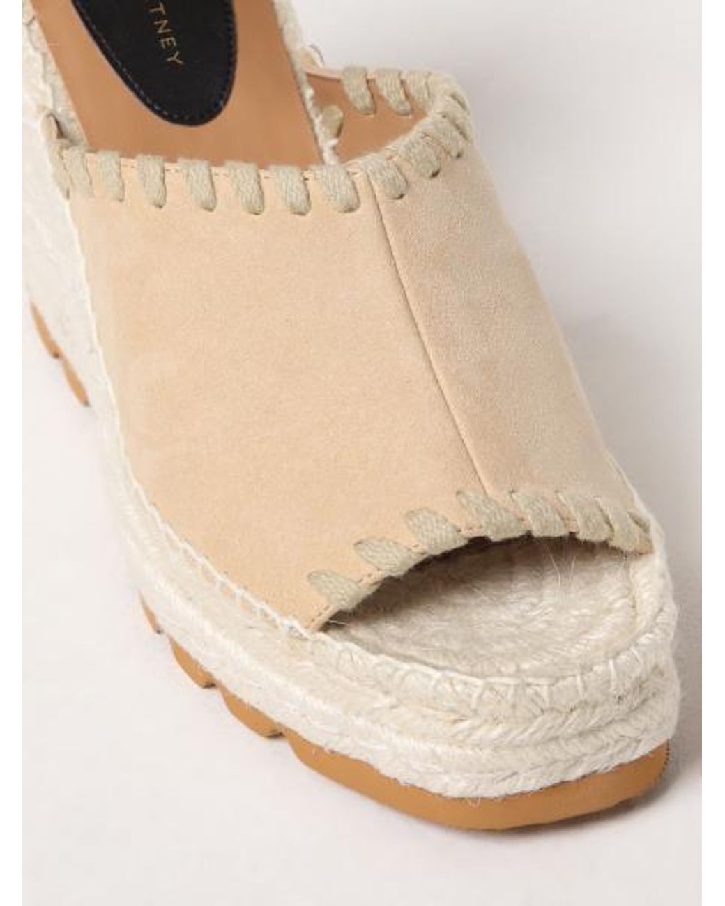 Stella McCartney Natural Gaia Wedge Sandals