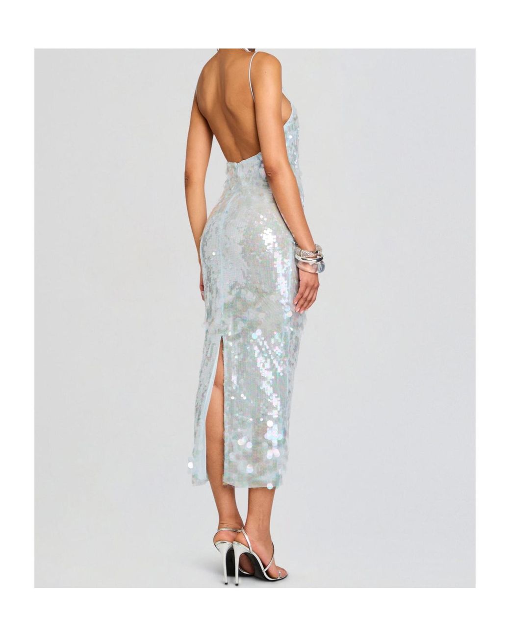 retroféte White Retrofete Alana Sequin Dress