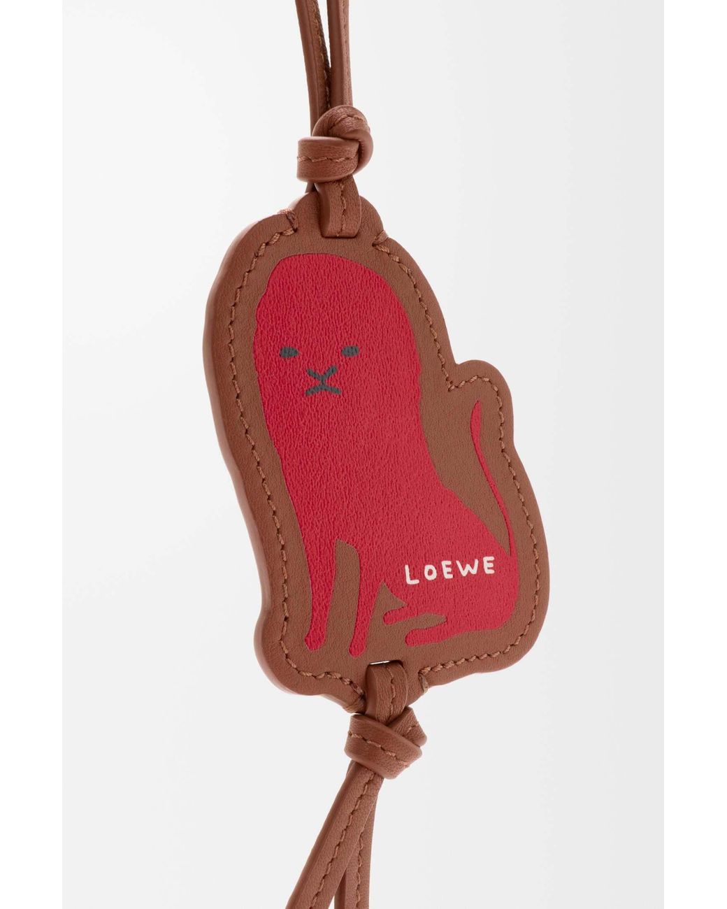 Loewe Red Lion Tag Charm