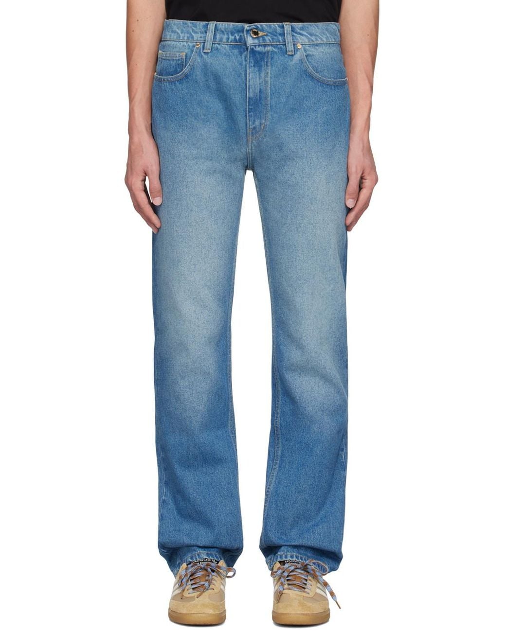 Casablanca Blue Tennis Club Jeans for men