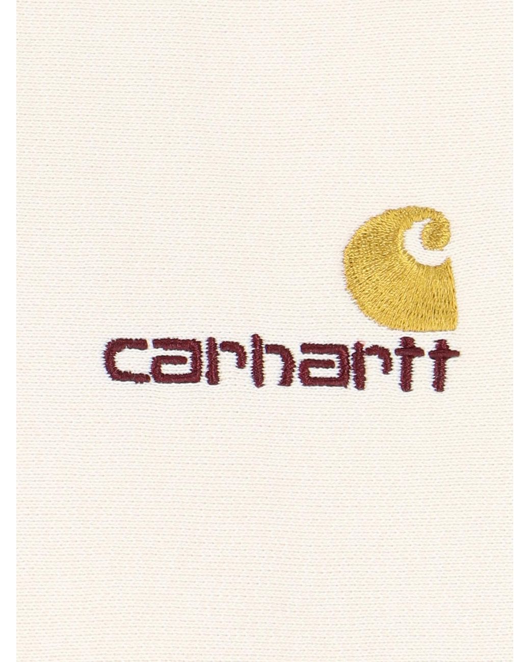 Carhartt White American Script Sweatshirt for men