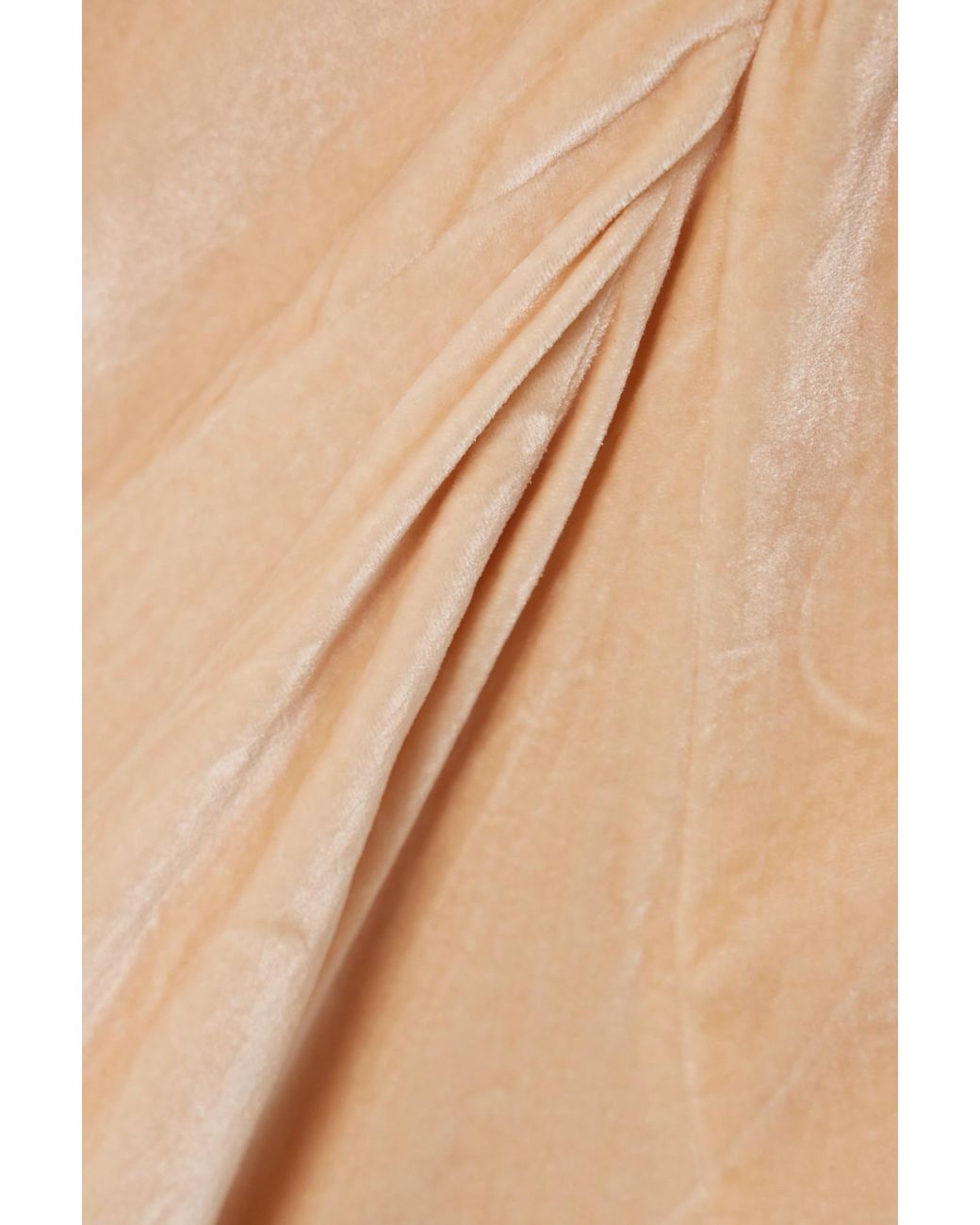 Gabriela Hearst White Net Sustain Doran Gathered Voile-Trimmed Organic Silk-Velvet Gown