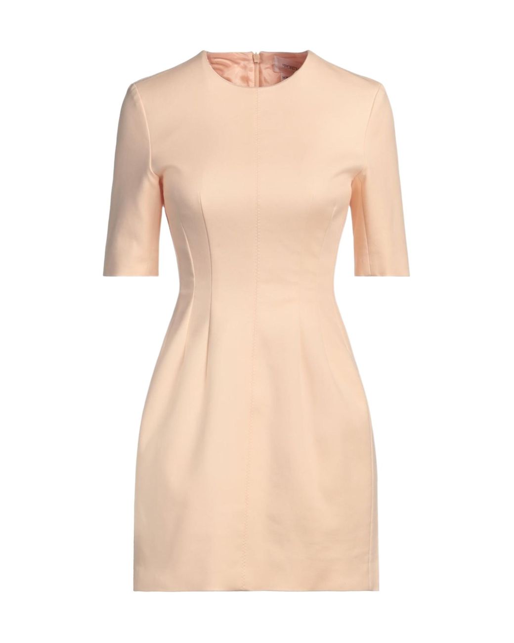 Sportmax Natural Round-Neck Dress