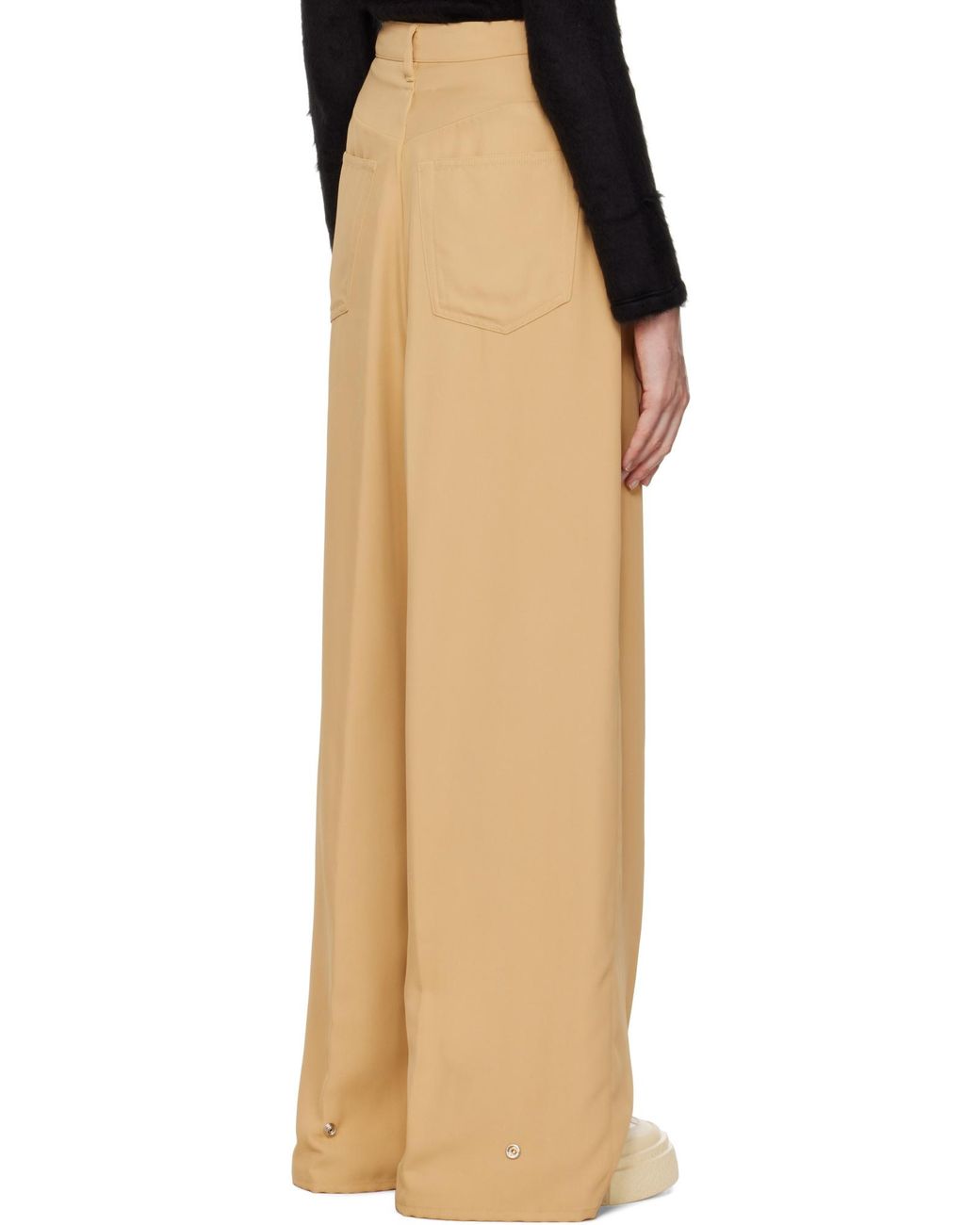 MM6 by Maison Margiela Natural Twill Trousers