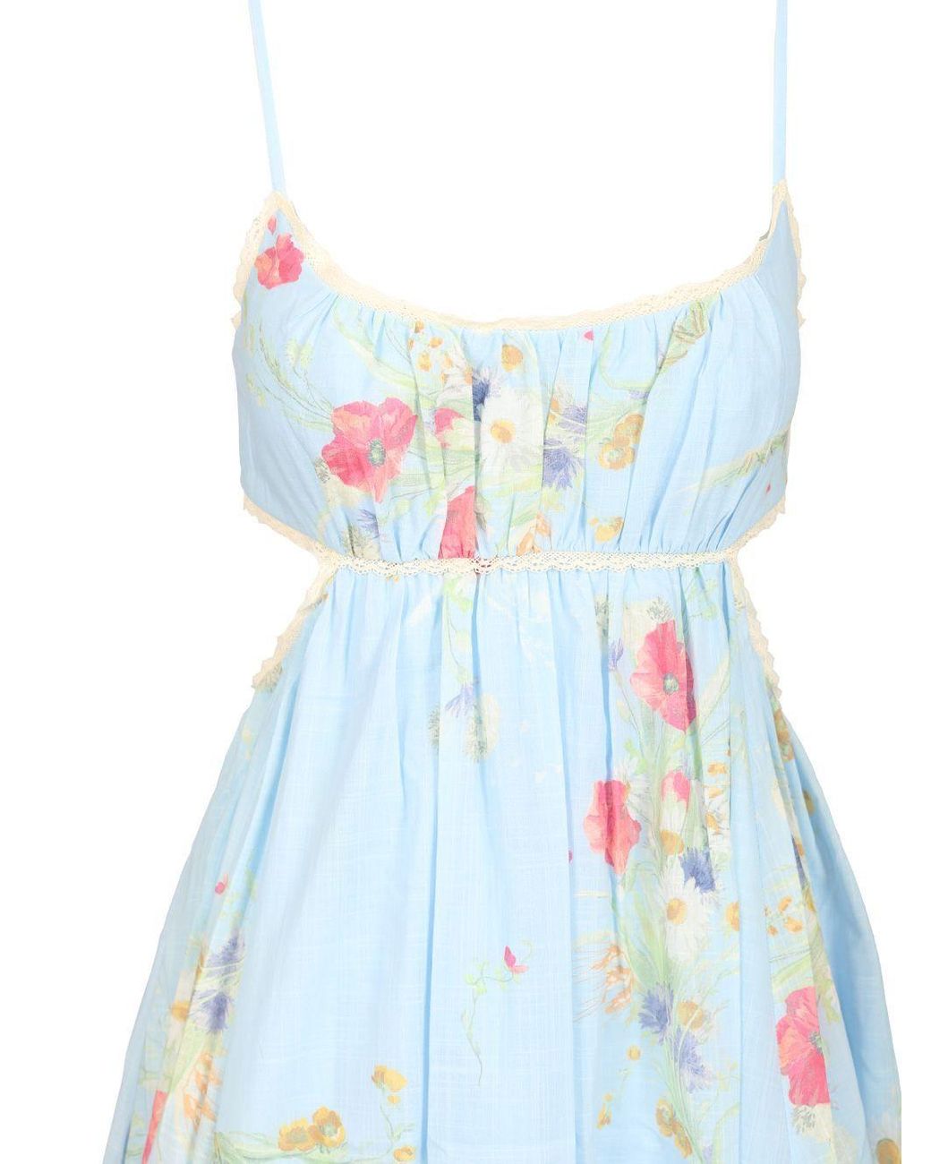 Zimmermann Blue Lucky Picnic Maxi Dress