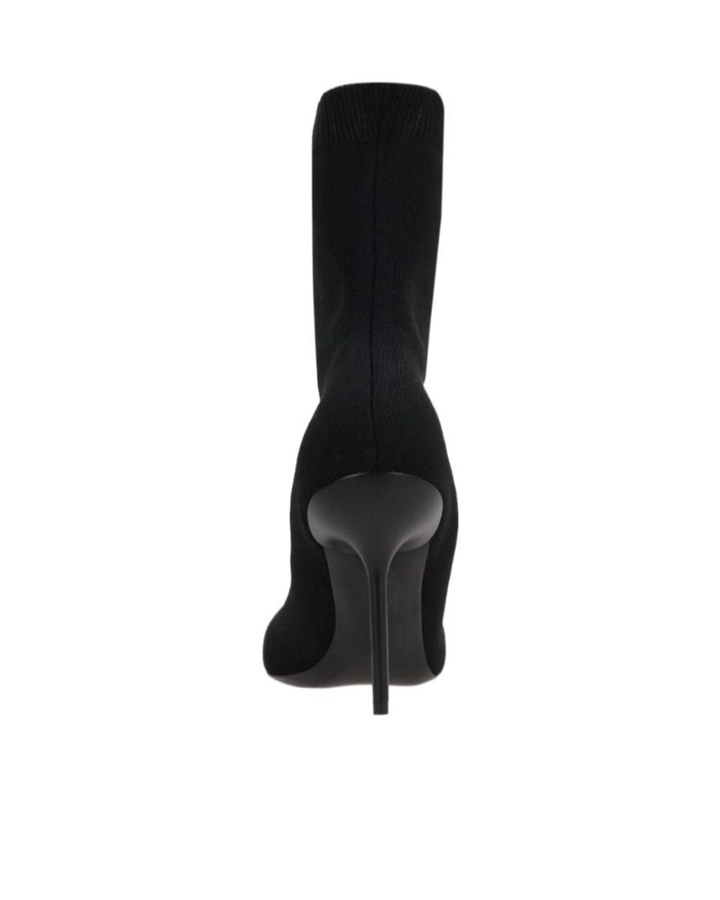 Balenciaga Black Anatomic Stretch Knit Ankle Boots