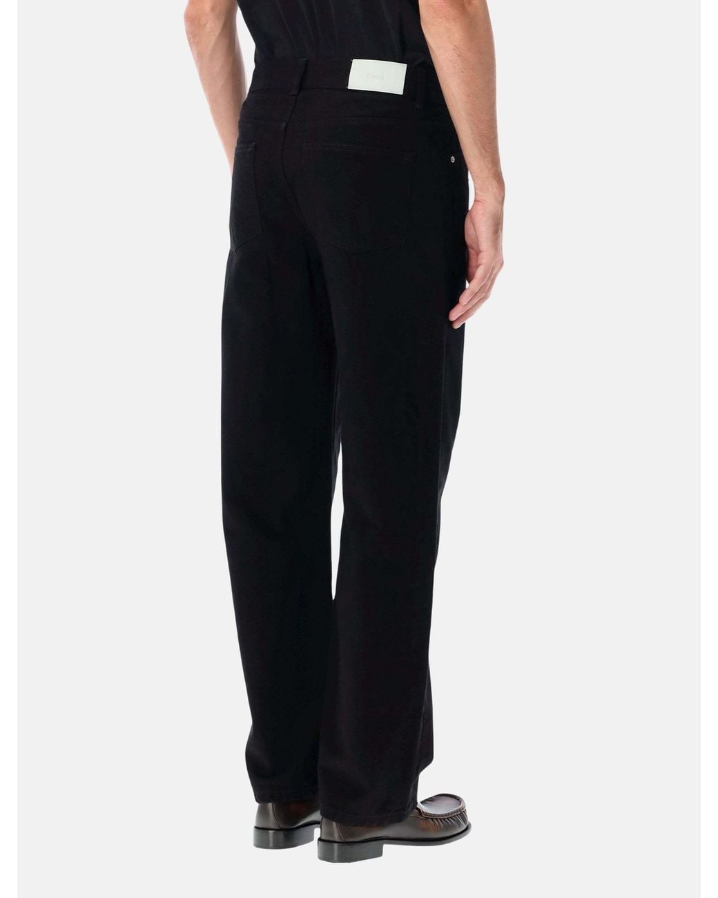 DUNST Black Loose-Fit Jeans for men