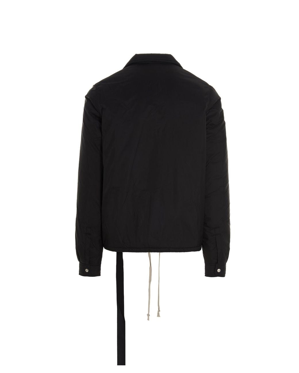 Rick Owens Black Padded Collared Jacket for men