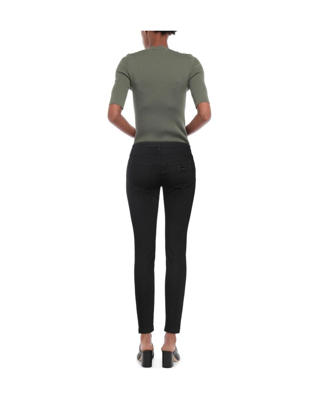 Dolce & Gabbana Black Slim-Fit Jeans