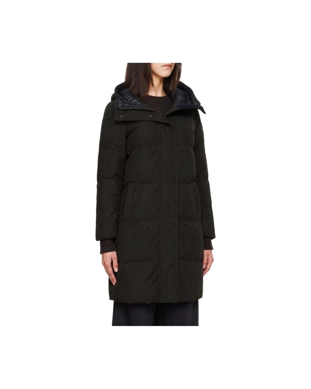 Canada Goose Black Louise Parka Tonal Disc
