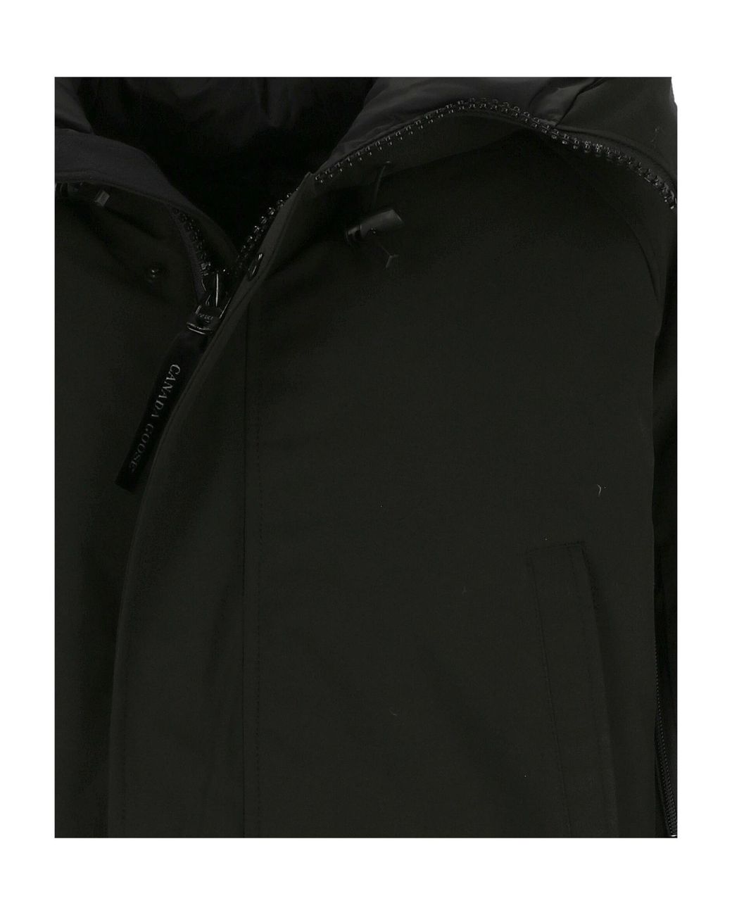 Canada Goose Black Chilliwack Hooded Bomber Jacket for men