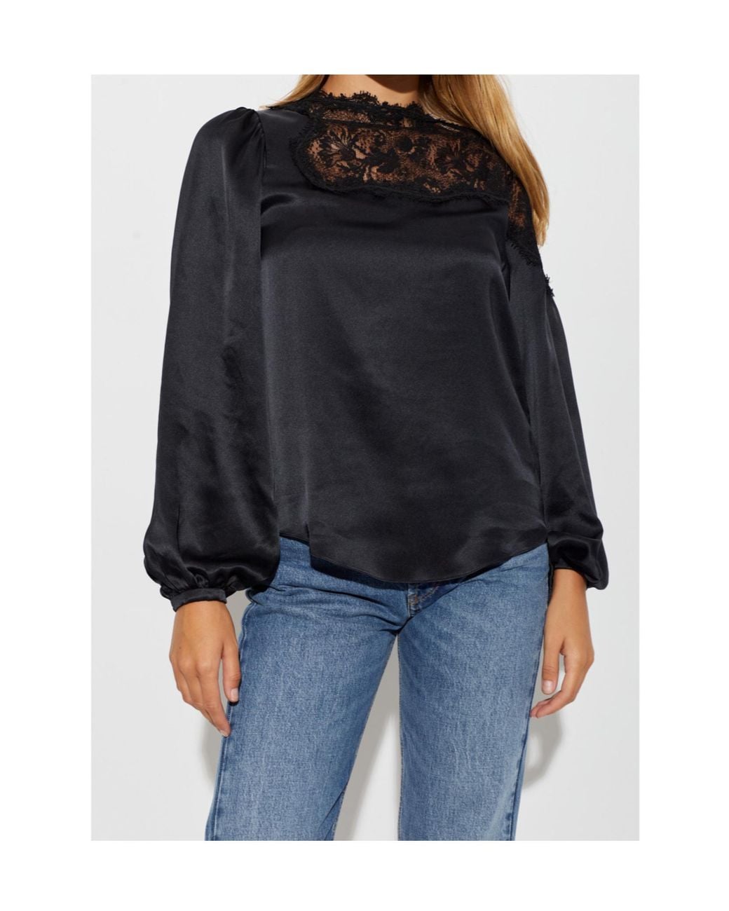 Isabel Marant Black Long-Sleeved Top