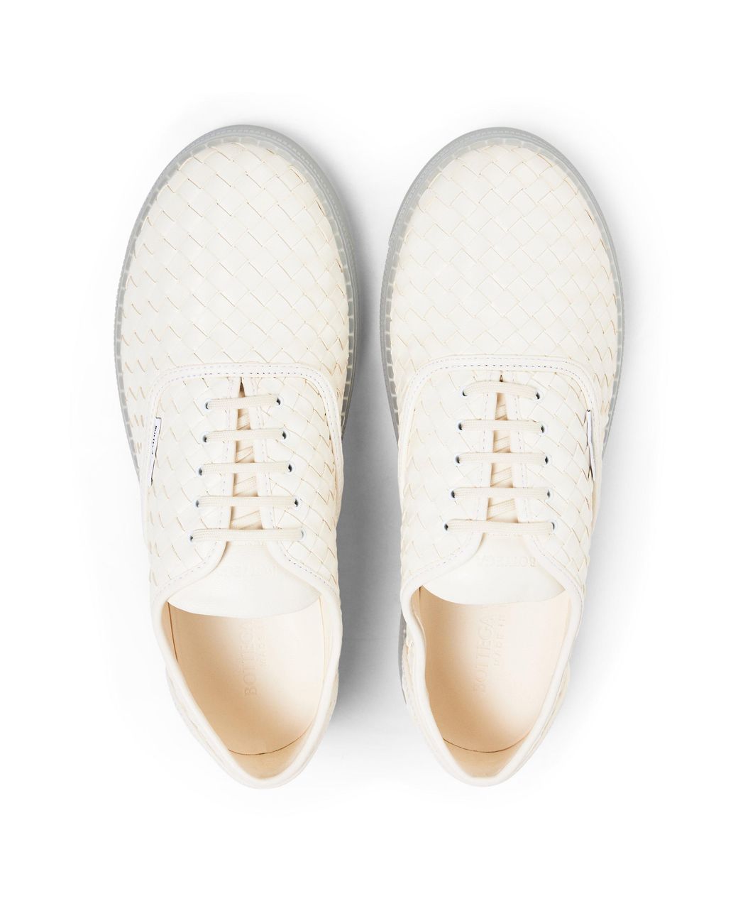Bottega Veneta White Low-Top Casual Shoes for men