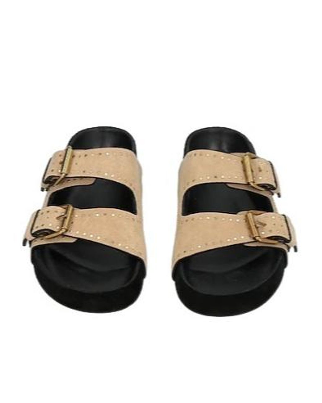 Isabel Marant Black Solid Color Slippers With Ornamental Pieces