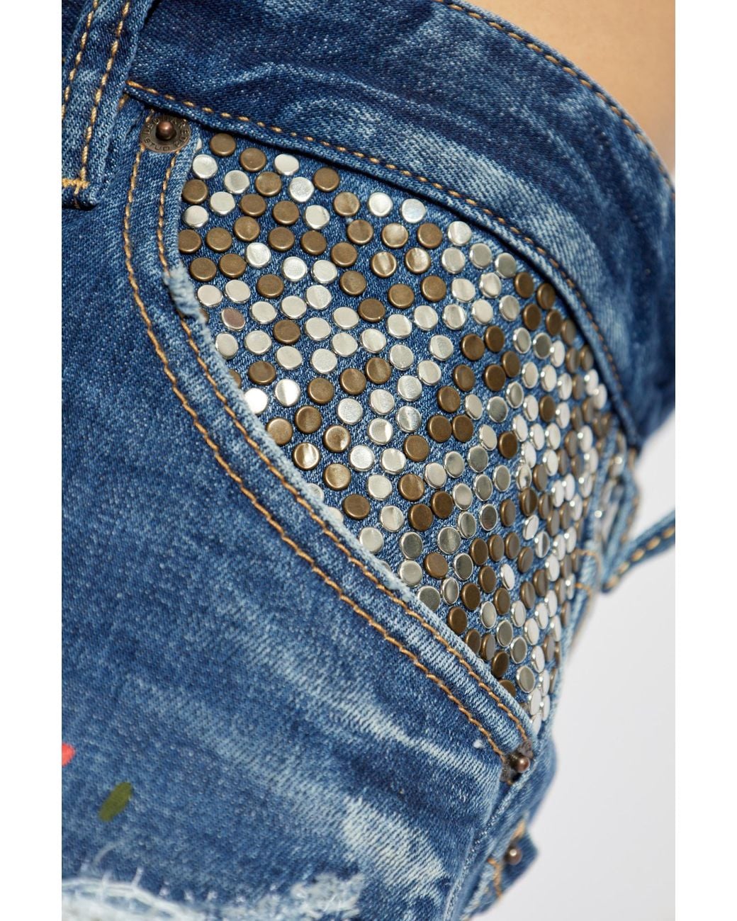 DSquared² Blue Cool Guy Distressed Jeans for men