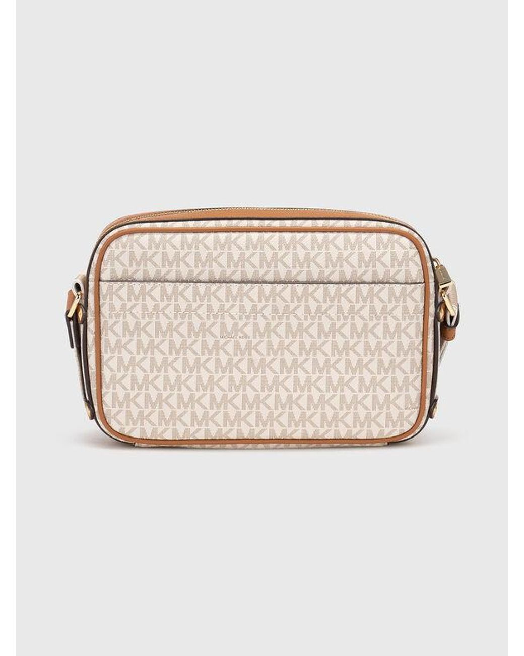 Michael Kors Brown Zipper Shoulder Bag