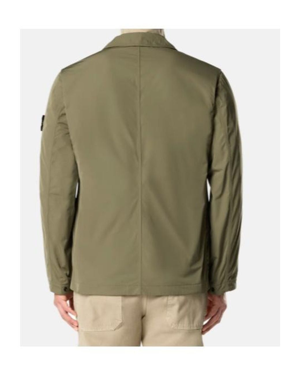 Stone Island Green Lightweight Utility Jacket for men