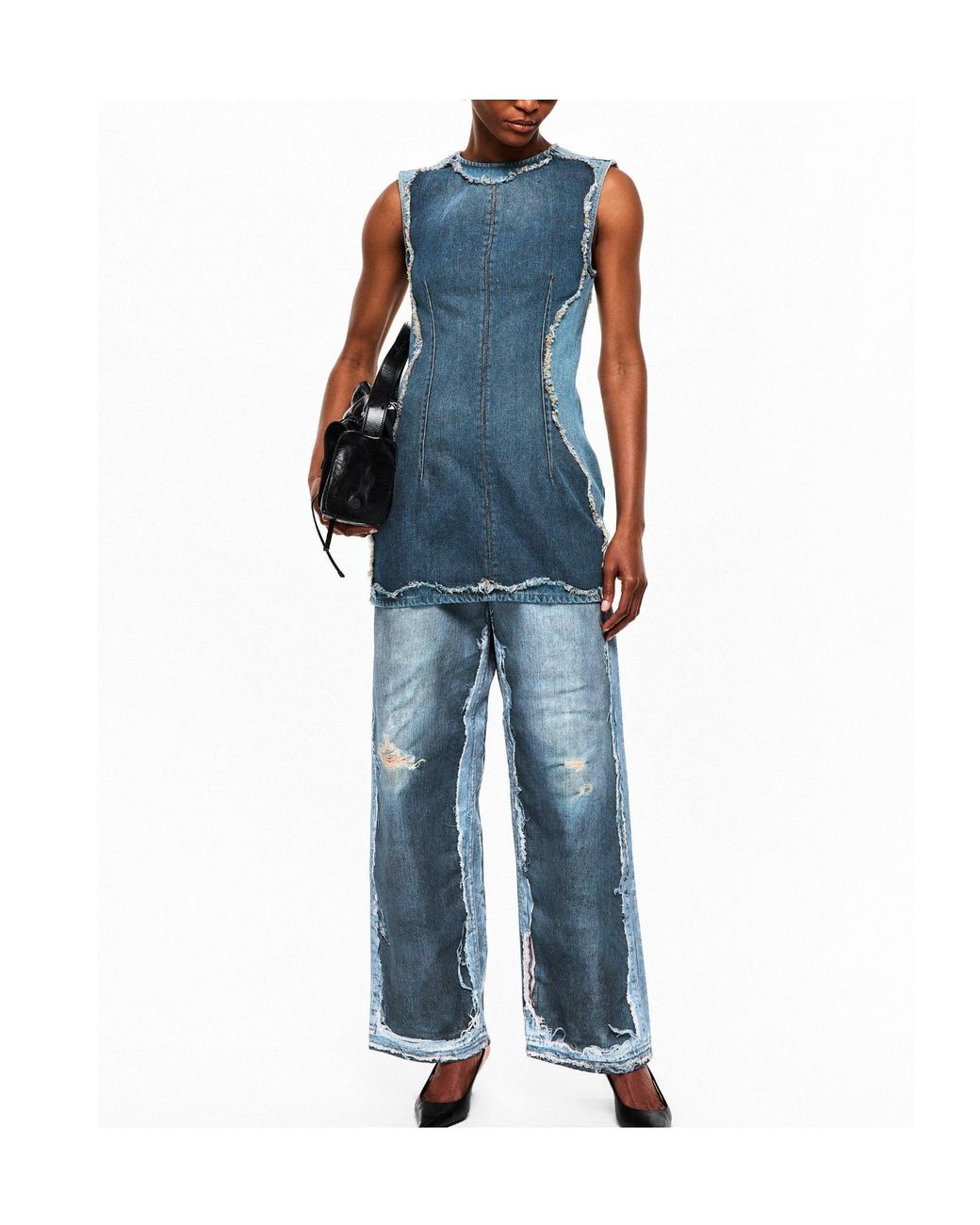 Acne Blue Mini Dress