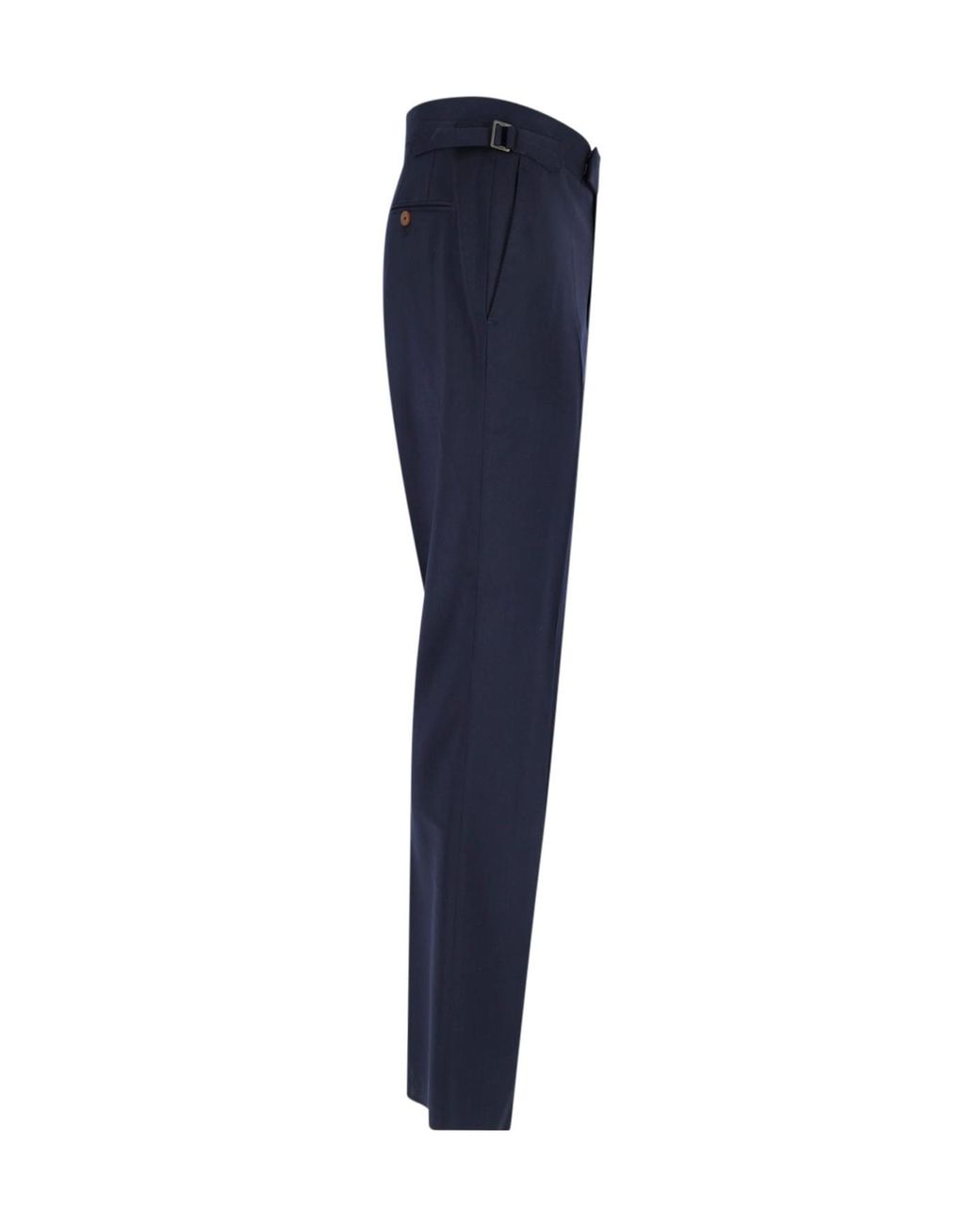 Vivienne Westwood Blue High Waist Straight Leg Trousers for men