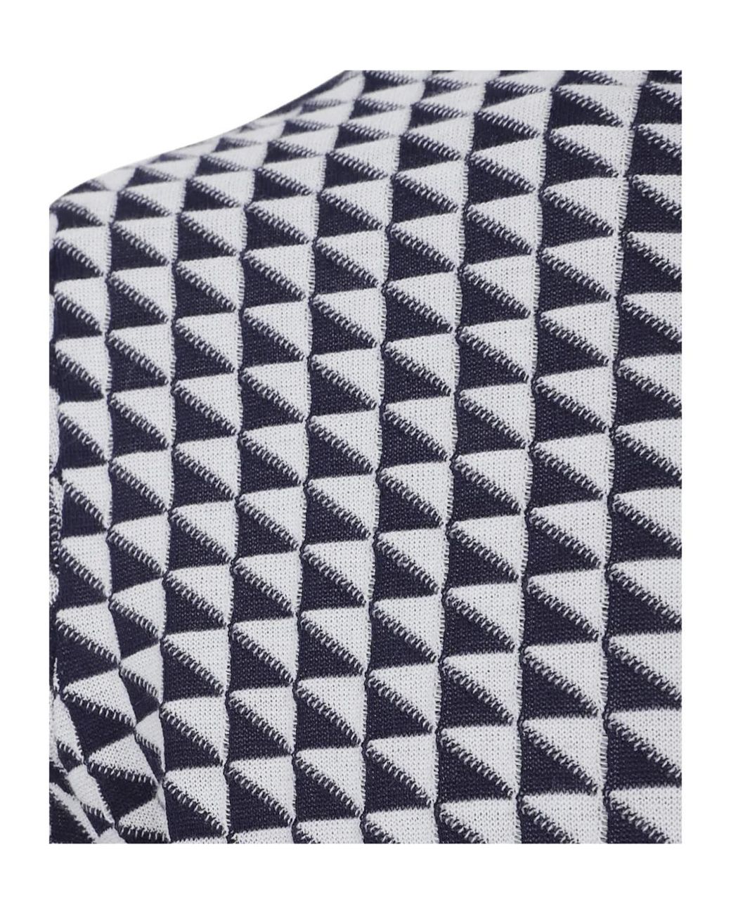 Versace Black Geometric-Pattern T-Shirt for men