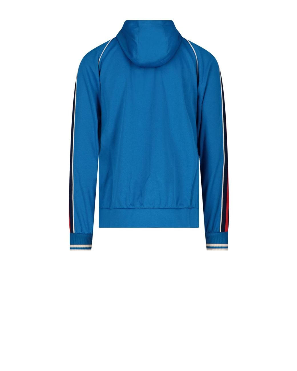 Gucci Blue Logo Hooded Jacket for men