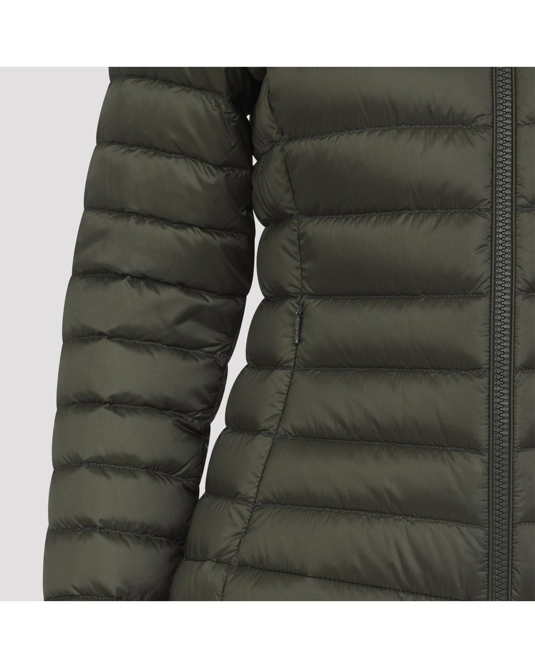Moncler Green Igelle Zip-Up Short Padded Jacket
