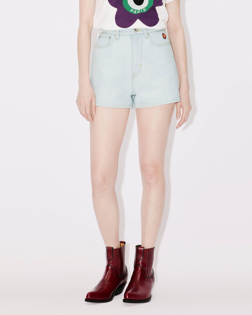 KENZO Blue Denim Shorts