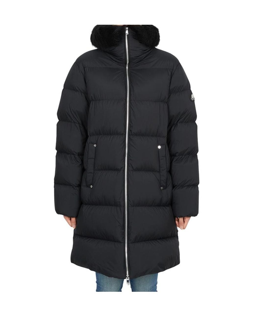 Moose Knuckles Black Belle Dune Padded Coat
