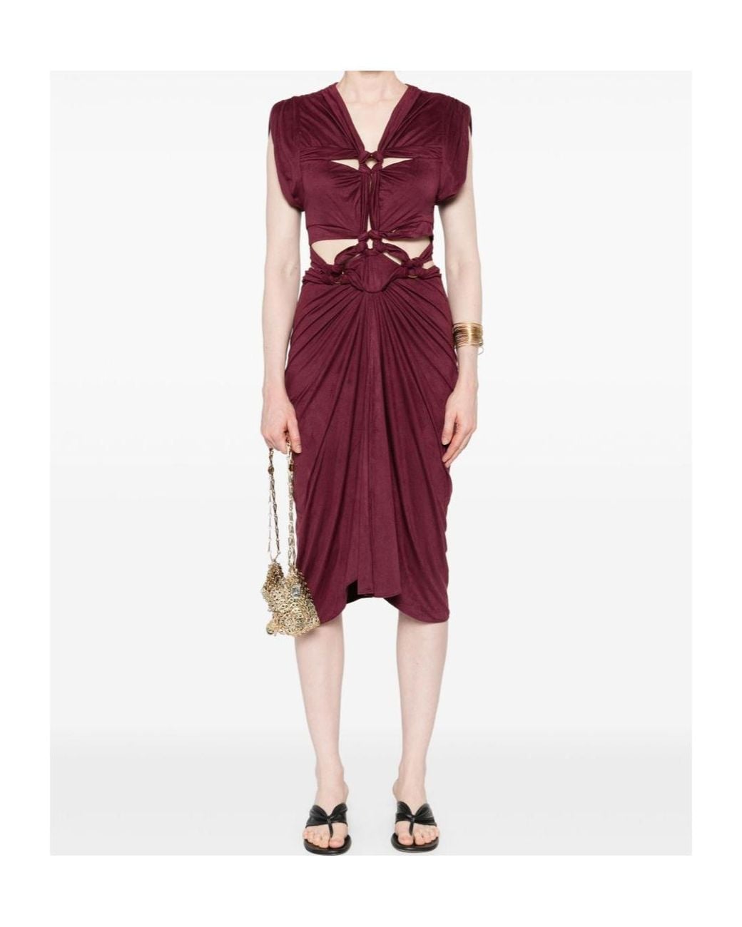 Isabel Marant Purple Lexia Dress