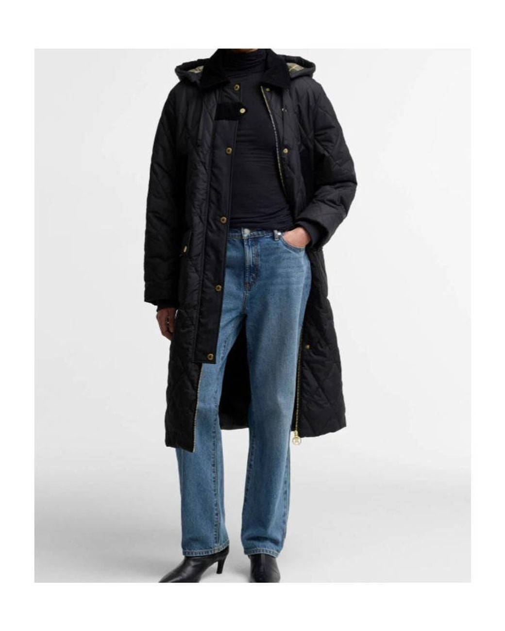 Barbour Black Rudson Quilted Jacket