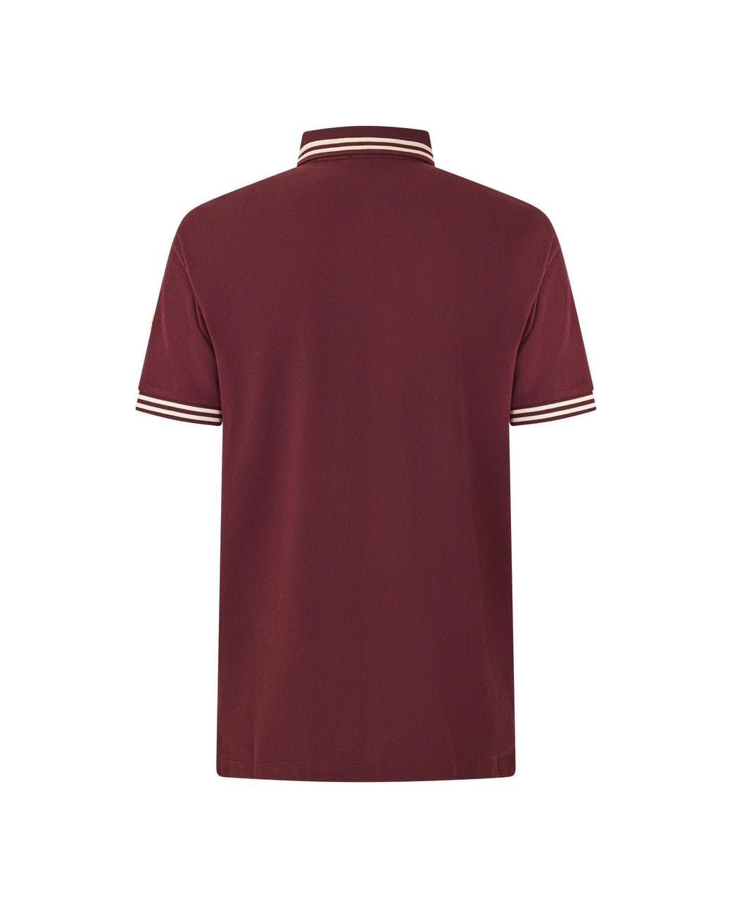 Moncler Red Shortsleeve Polo Shirt for men