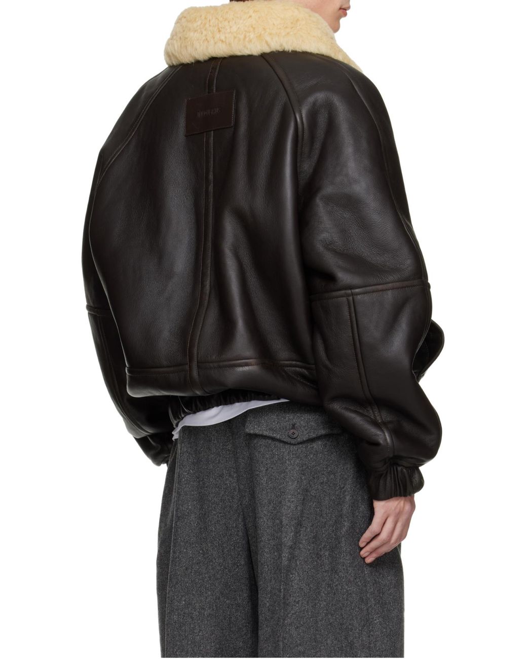 Jacquemus Black The Bombardier Zip-Up Jacket for men
