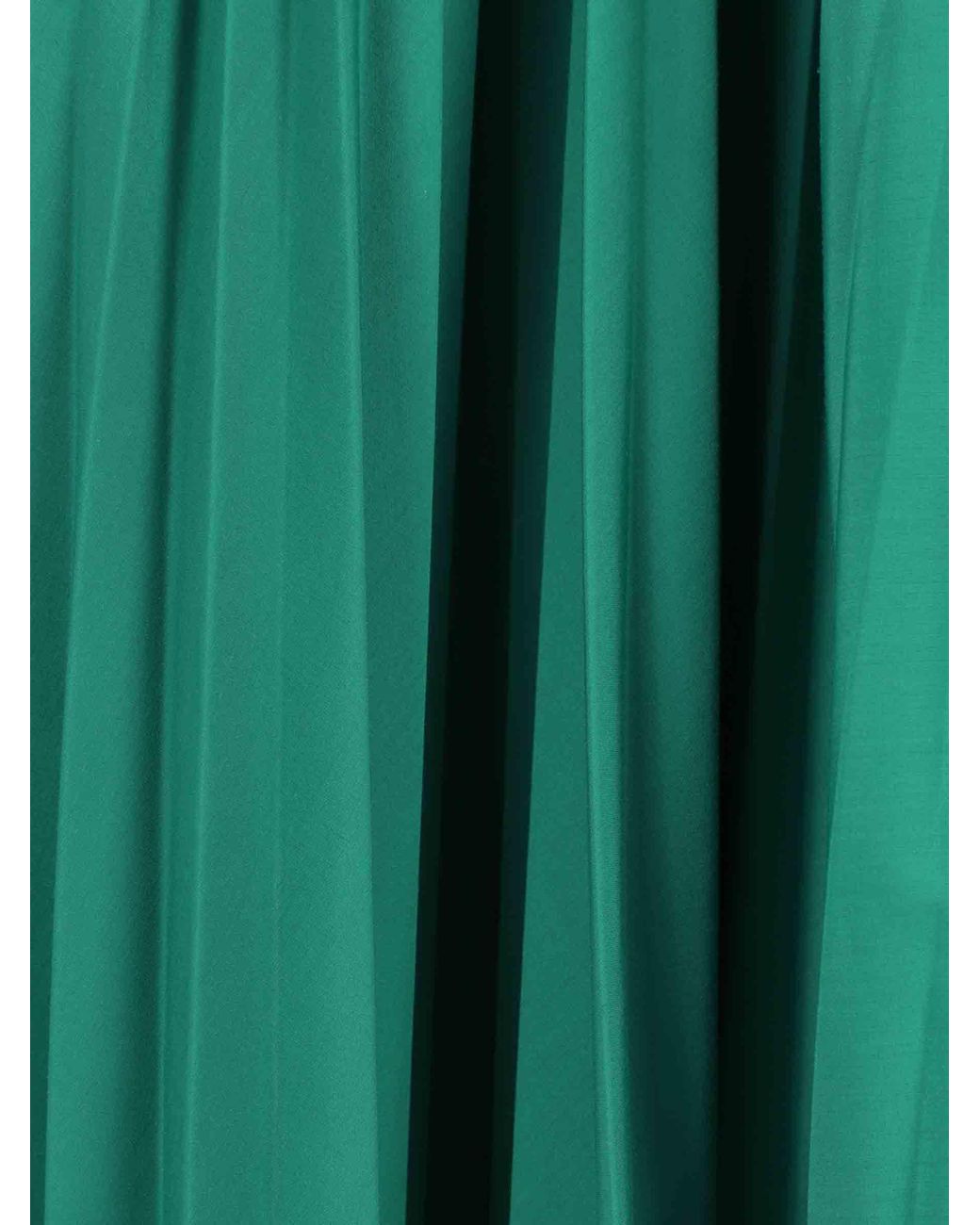 Jonathan Simkhai Green Vivianne Cutout Pleated Maxi Dress