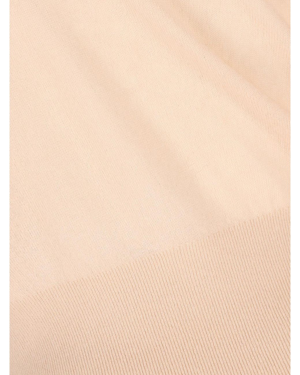 Loro Piana Natural Camino Funnel-Neck Ribbed Sweater