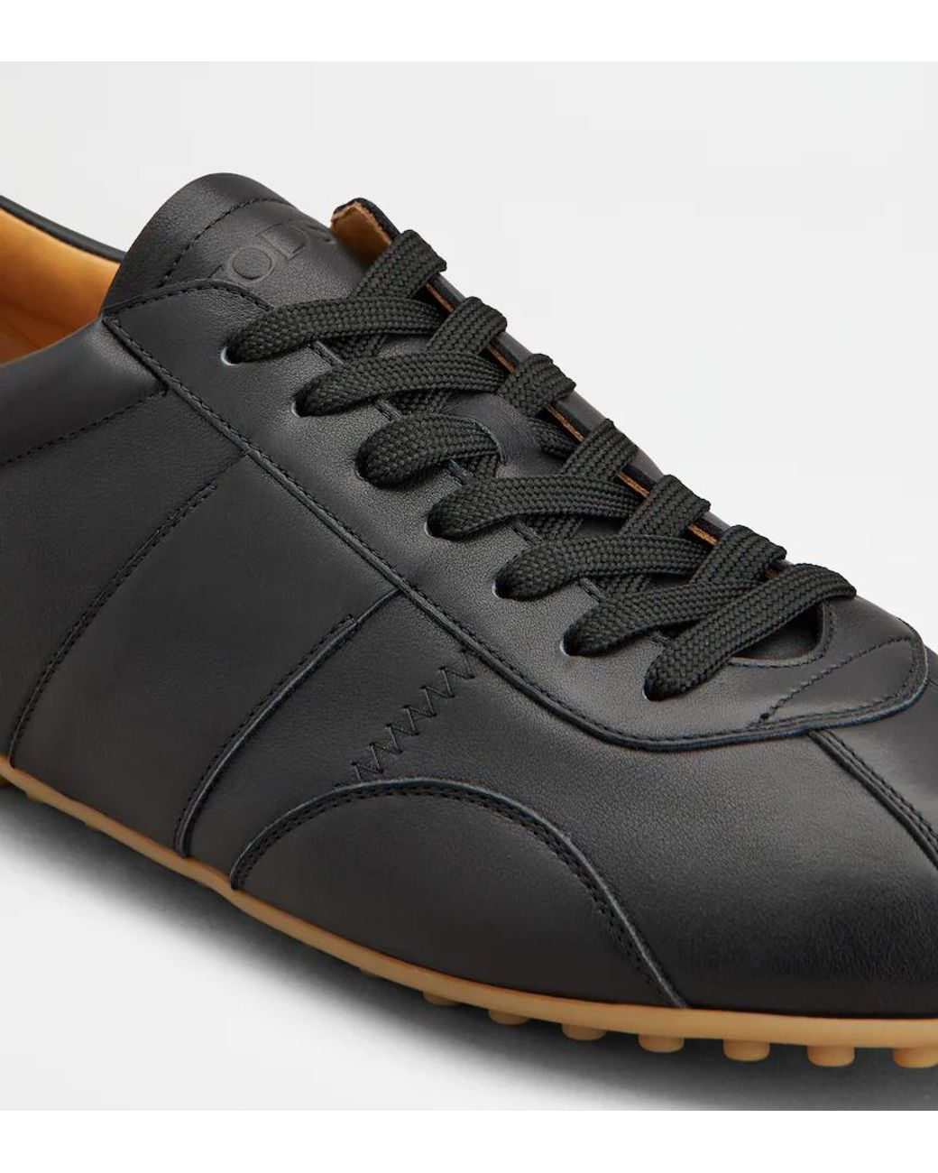 Tod's Black Lace-Up Sneakers for men