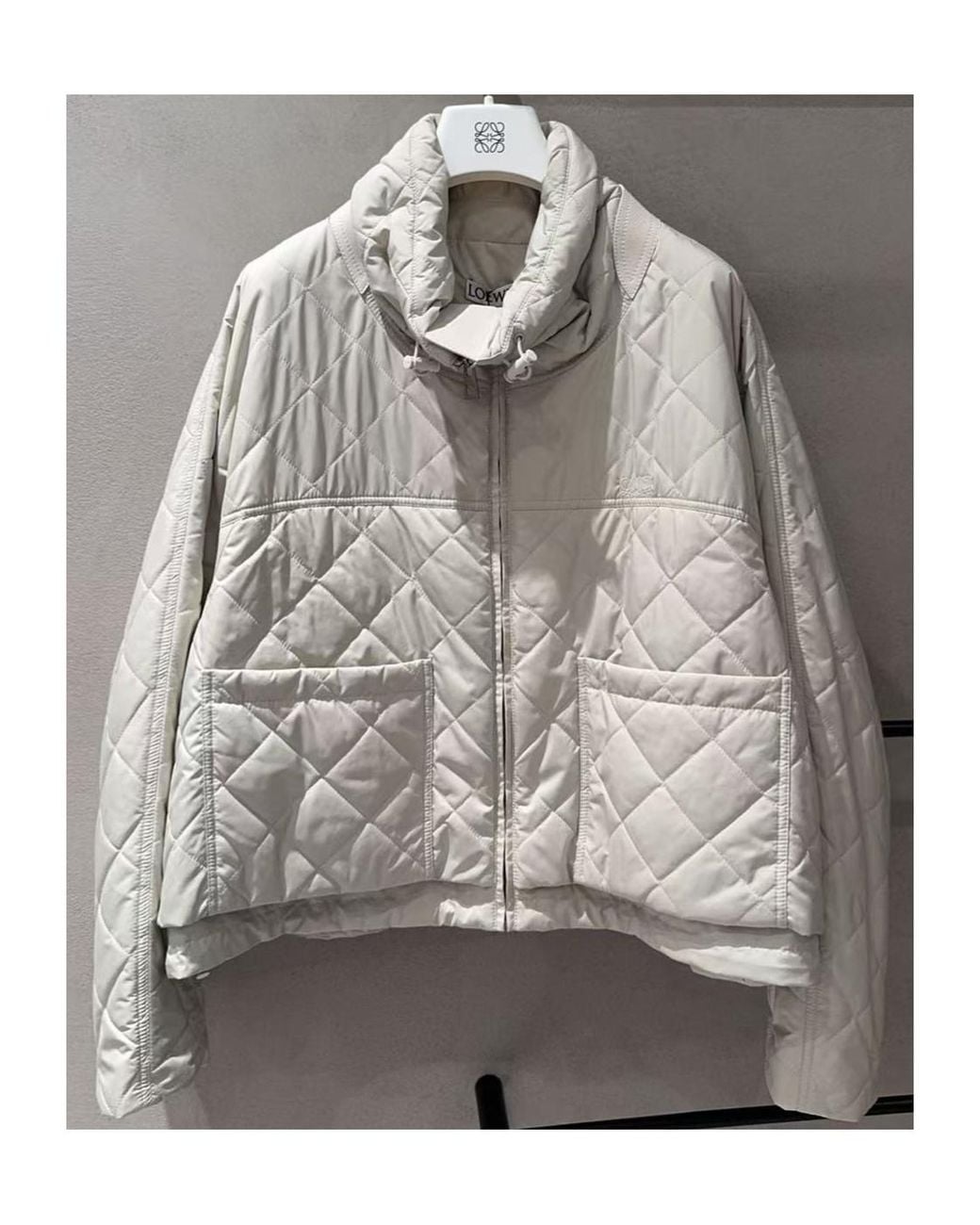 Loewe White Quilted Jacket