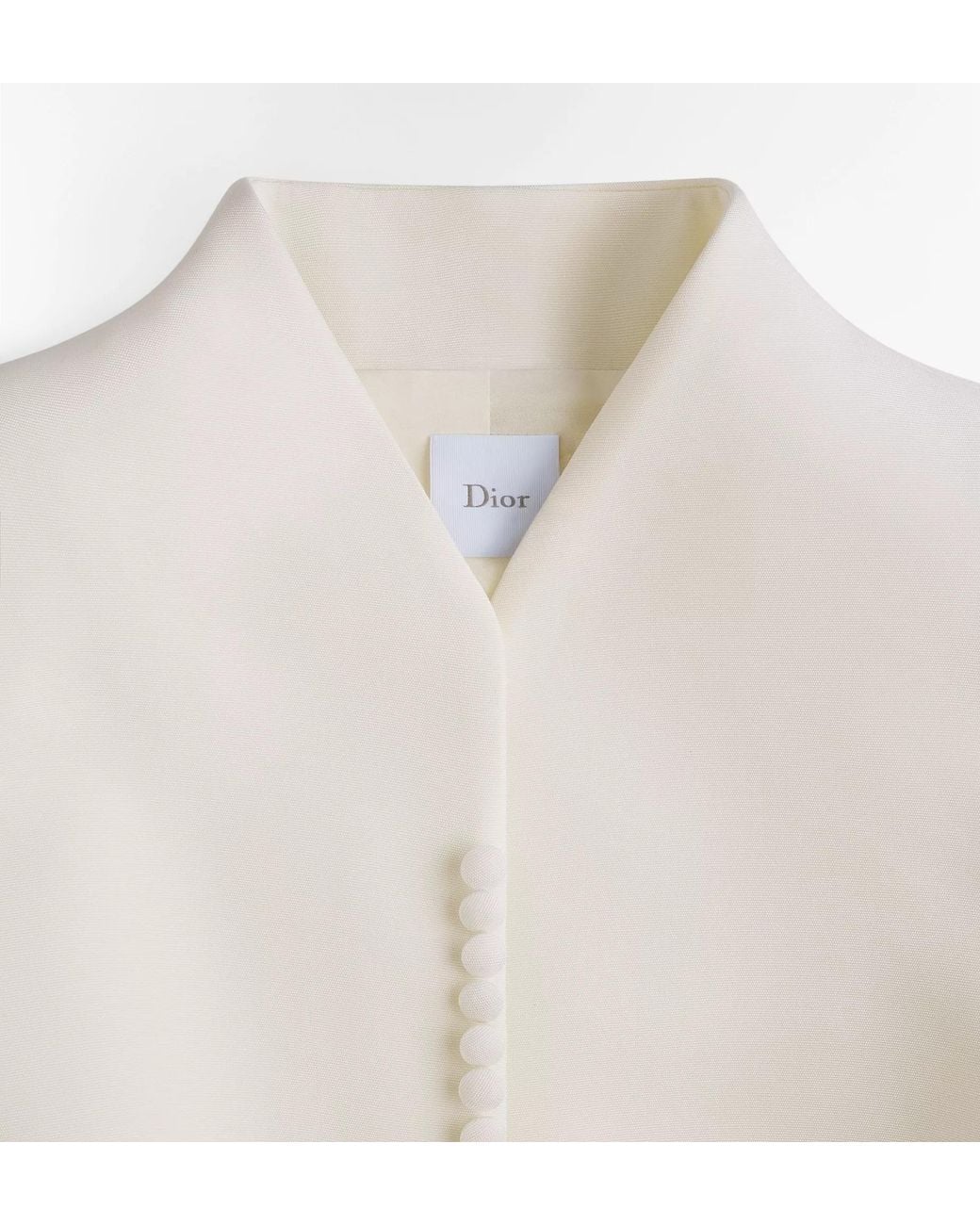 Dior White Wool Blazer