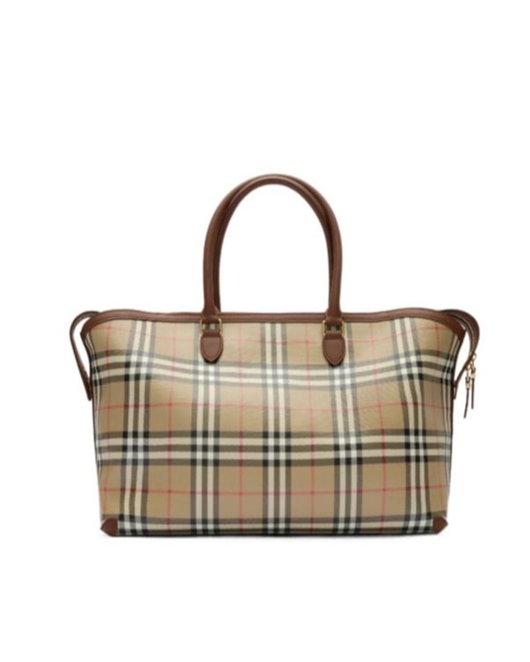Burberry Metallic Check Medium Tote Bag