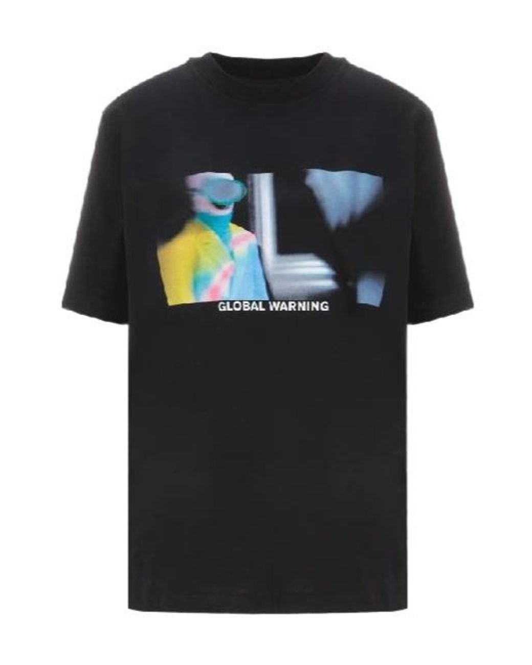 Herno Black Crew Neck T-Shirt for men