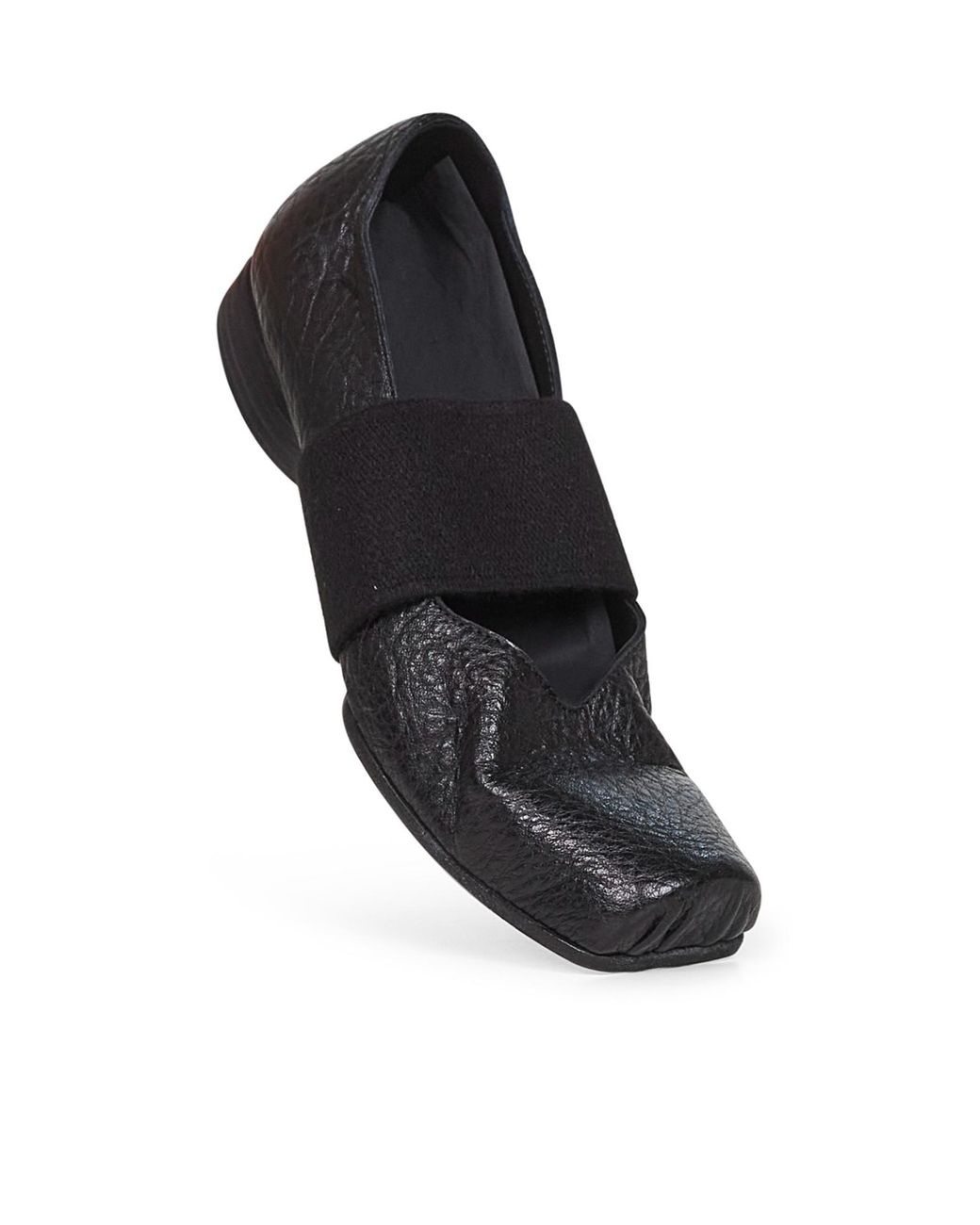 Uma Wang Black Ballet Strap Ballet Flats