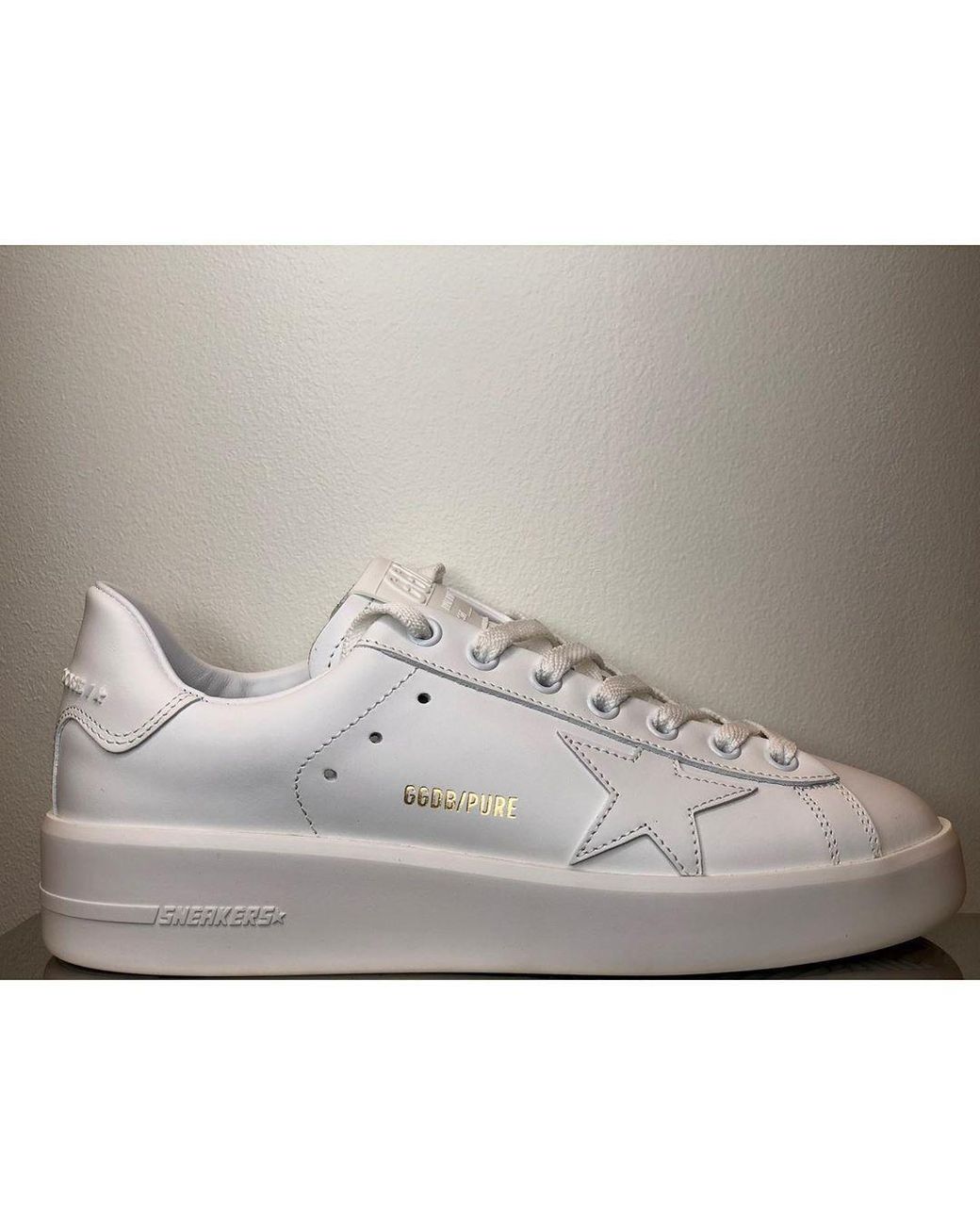 Golden Goose Deluxe Brand White Purestar Sneakers