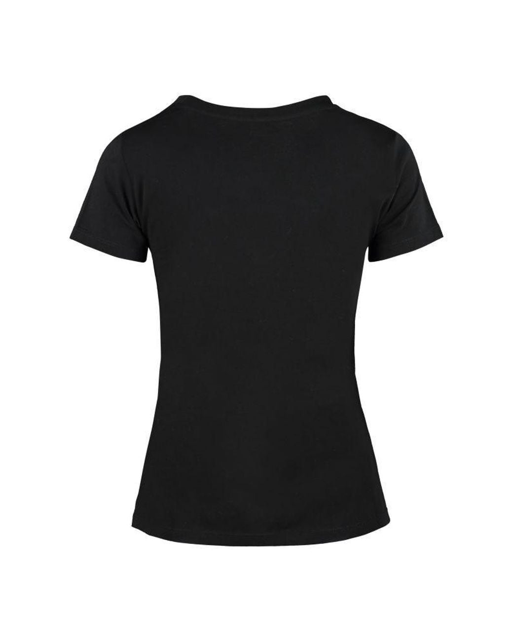 Vince Black Classic V-Neck Short-Sleeved T-Shirt
