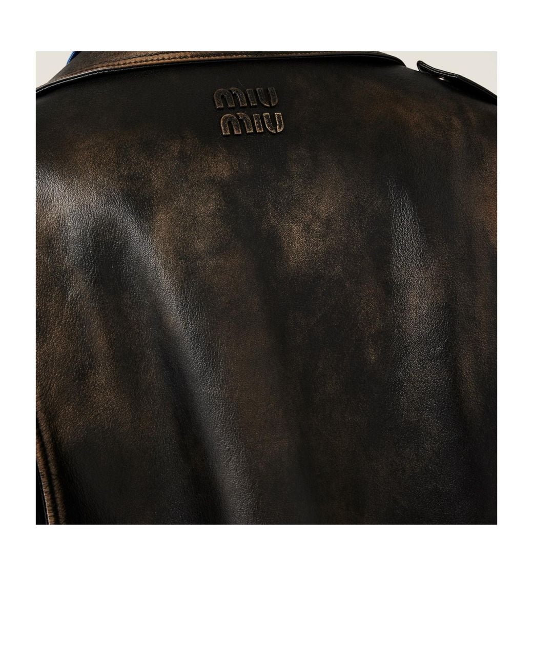 Miu Miu Black Leather Jacket