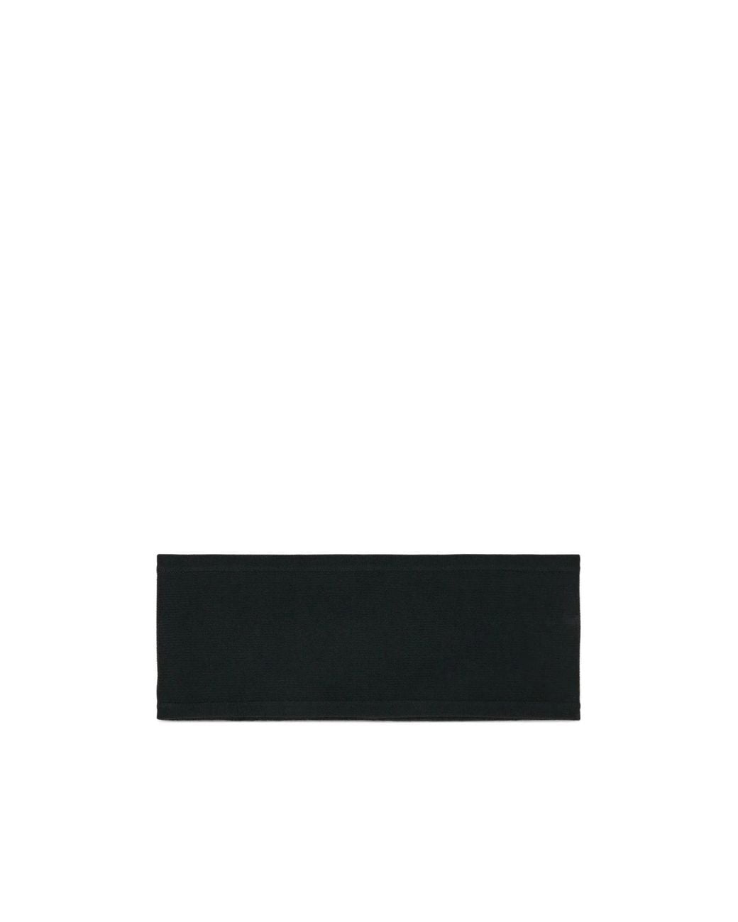 Totême Black Ribbed Hairband