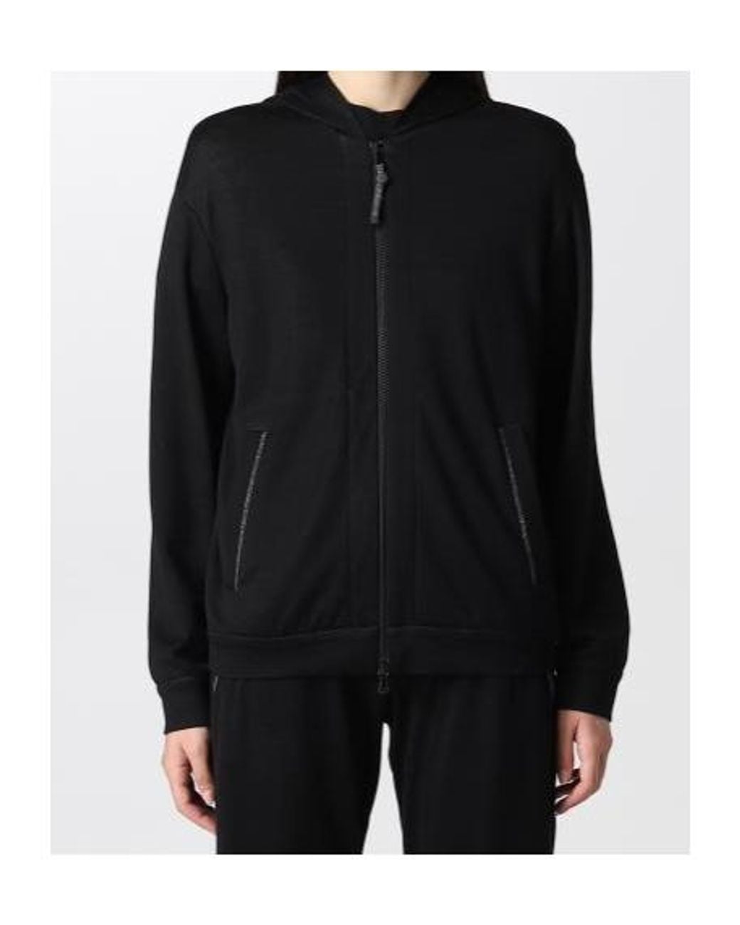 Brunello Cucinelli Black Zipped Hoodie