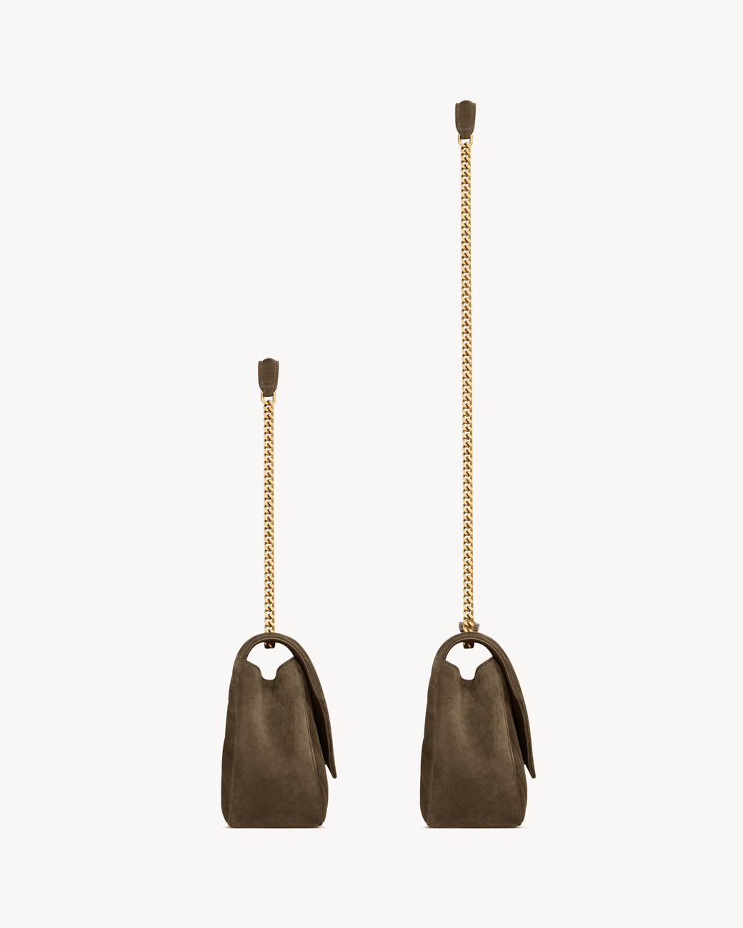 Saint Laurent Brown Loulou Medium