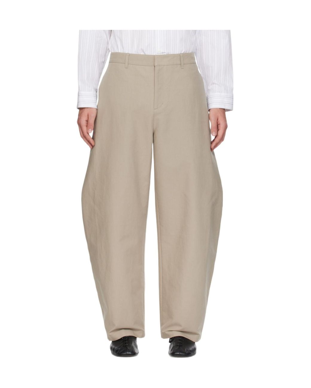 Amomento Natural Curved Long Trousers for men