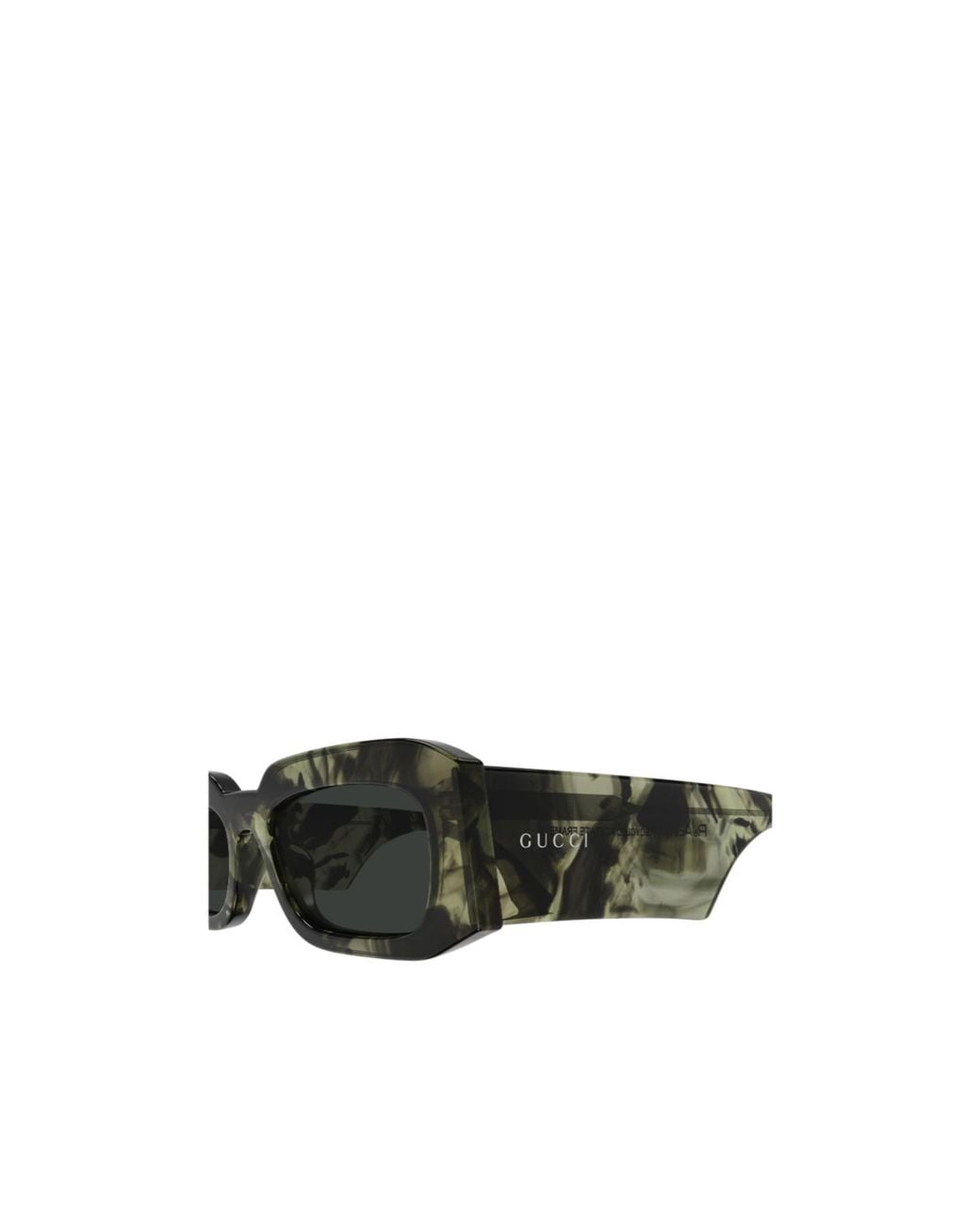 Gucci Black Rectangle Sunglasses for men