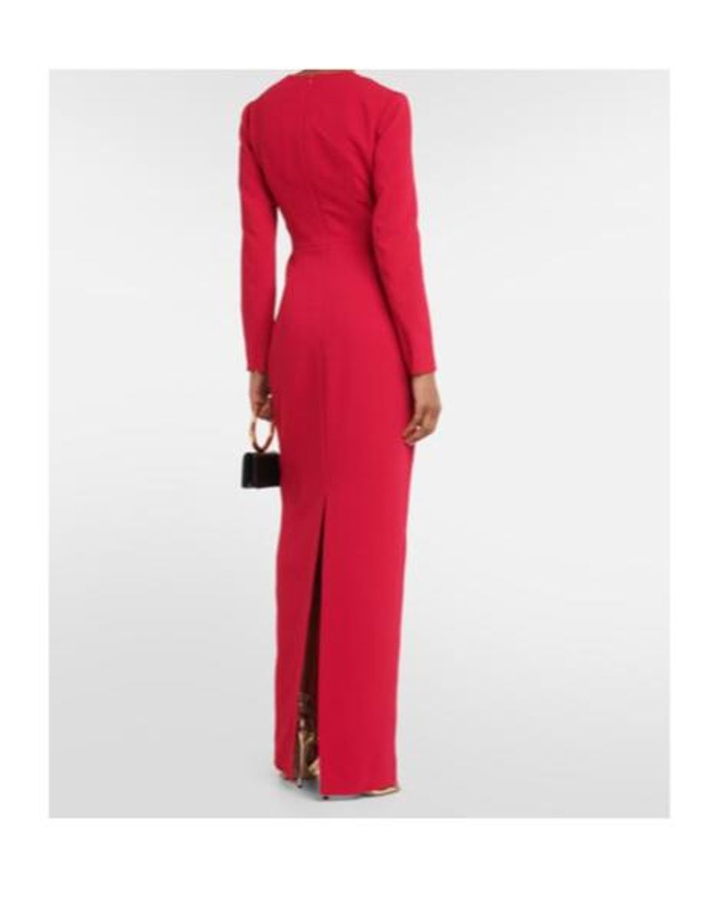 Emilia Wickstead Red Alyvia Gown