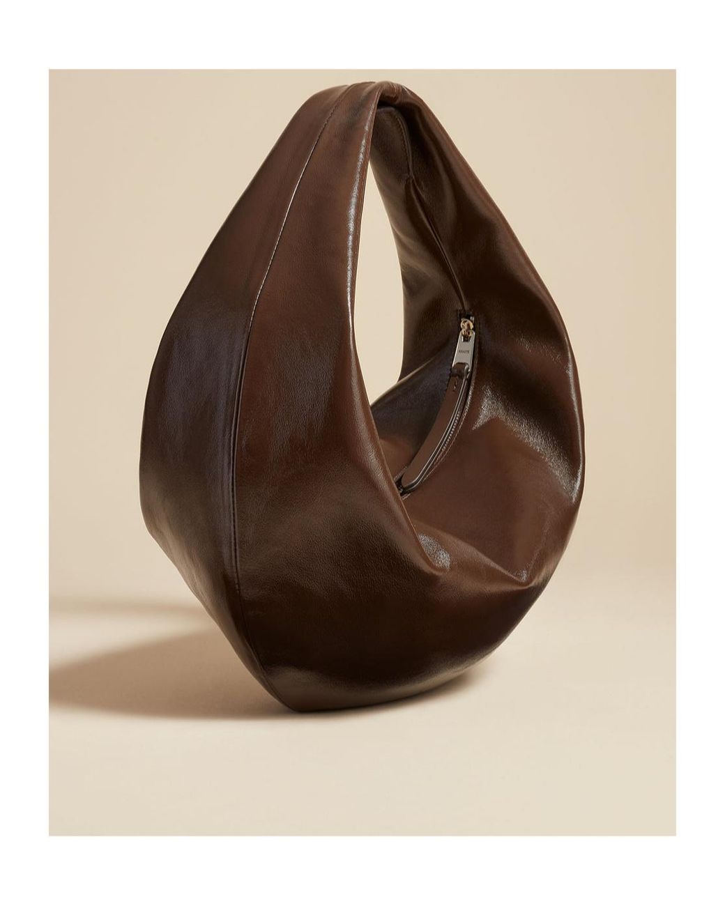 Khaite Black Olivia Zipped Tote Bag